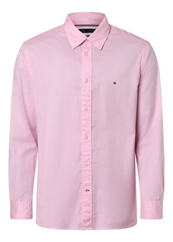 Tommy Hilfiger Koszula męska Mężczyźni Regular Fit Bawełna różowy jednolity ze sklepu vangraaf w kategorii Koszule męskie - zdjęcie 158049608
