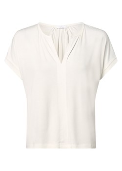 Opus T-shirt damski Kobiety Dżersej écru jednolity ze sklepu vangraaf w kategorii Bluzki damskie - zdjęcie 158049637