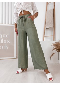 spodnie enjoy khaki one size ze sklepu UBRA w kategorii Spodnie damskie - zdjęcie 158050769