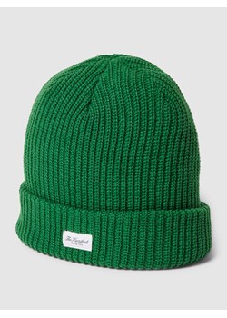 Czapka beanie z imitacji dzianiny model ‘Crisp’ ze sklepu Peek&Cloppenburg  w kategorii Czapki zimowe męskie - zdjęcie 158370437