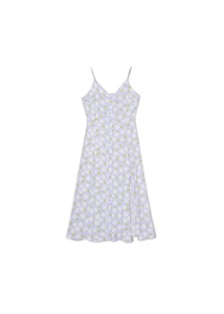 Cropp - Sukienka midi na ramiączkach - fioletowy ze sklepu Cropp w kategorii Sukienki - zdjęcie 158447838