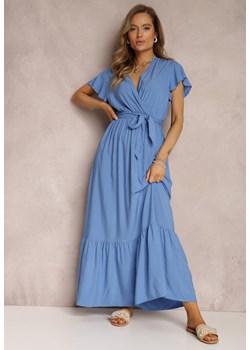 Niebieska Sukienka Metia ze sklepu Renee odzież w kategorii Sukienki - zdjęcie 158449176