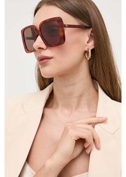 Gucci okulary przeciwsłoneczne damskie ze sklepu ANSWEAR.com w kategorii Okulary przeciwsłoneczne damskie - zdjęcie 158456906
