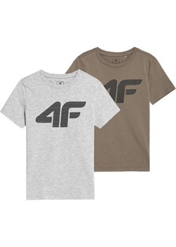 Koszulki chłopięce 4FJSS23TTSHM293 2szt 4F ze sklepu SPORT-SHOP.pl w kategorii T-shirty chłopięce - zdjęcie 158458517