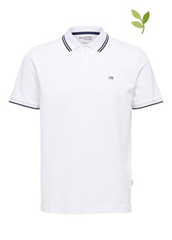 SELECTED HOMME Koszulka polo &quot;Dante&quot; w kolorze białym ze sklepu Limango Polska w kategorii T-shirty męskie - zdjęcie 158460979