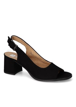 Sandały Nessi 23487 Czarny 19 zamsz ze sklepu Arturo-obuwie w kategorii Sandały damskie - zdjęcie 158475608