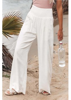 Spodnie NERDIA WHITE ze sklepu Ivet Shop w kategorii Spodnie damskie - zdjęcie 158480846