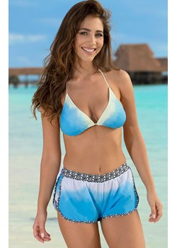 Palm 04 dwuczęściowy kostium kąpielowy, Kolor biało-niebieski, Rozmiar 44, Madora ze sklepu Primodo w kategorii Stroje kąpielowe - zdjęcie 158492365