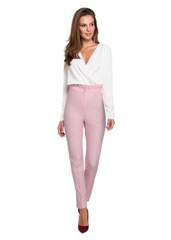 Makover Spodnie w kolorze różowym ze sklepu Limango Polska w kategorii Spodnie damskie - zdjęcie 158495028