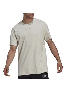 Koszulka adidas Essentials FeelVivid Drop Shoulder Tee HK2856 - szara ze sklepu streetstyle24.pl w kategorii T-shirty męskie - zdjęcie 158499369