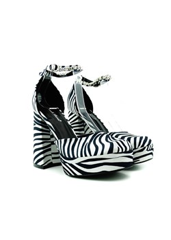Buty na platformie zebra platformy ze sklepu Kokietki w kategorii Czółenka - zdjęcie 158500375