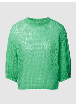 Sweter z dzianiny z rękawem o dł. 3/4 model ‘Dreamy’ ze sklepu Peek&Cloppenburg  w kategorii Swetry damskie - zdjęcie 158548356