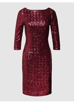 Sukienka koktajlowa o długości do kolan z cekinowym obszyciem ze sklepu Peek&Cloppenburg  w kategorii Sukienki - zdjęcie 158549717