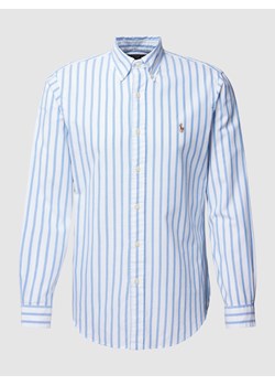 Koszula casualowa o kroju slim fit z wzorem w paski ze sklepu Peek&Cloppenburg  w kategorii Koszule męskie - zdjęcie 158550305