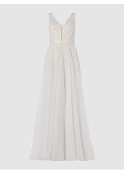 Suknia ślubna z ozdobnym obszyciem ze sklepu Peek&Cloppenburg  w kategorii Sukienki - zdjęcie 158555389