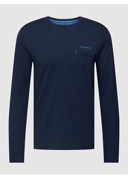 Bluzka z długim rękawem i nadrukiem z logo ze sklepu Peek&Cloppenburg  w kategorii T-shirty męskie - zdjęcie 158555927