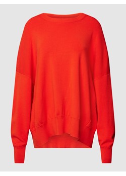 Sweter z dzianiny o kroju oversized z obniżonymi ramionami ze sklepu Peek&Cloppenburg  w kategorii Swetry damskie - zdjęcie 158558098