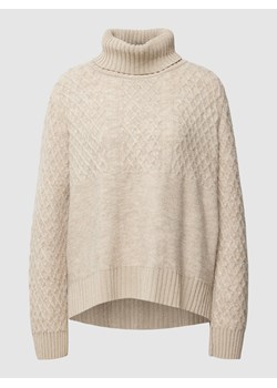Sweter z dzianiny z fakturowanym wzorem ze sklepu Peek&Cloppenburg  w kategorii Swetry damskie - zdjęcie 158566927