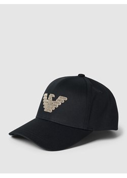 Czapka z daszkiem i detalem z logo ze sklepu Peek&Cloppenburg  w kategorii Czapki z daszkiem męskie - zdjęcie 158573199