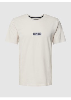 T-shirt z nadrukiem z logo ze sklepu Peek&Cloppenburg  w kategorii T-shirty męskie - zdjęcie 158573455