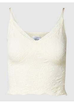 Top krótki model ‘Seamless Cross Lace’ ze sklepu Peek&Cloppenburg  w kategorii Bluzki damskie - zdjęcie 158584539