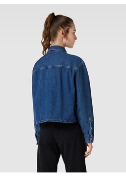 Kurtka jeansowa krótka z listwą na zatrzaski model ‘UTILITY’ ze sklepu Peek&Cloppenburg  w kategorii Kurtki damskie - zdjęcie 158592378