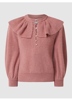 Sweter z falbanami model ‘Hoa’ ze sklepu Peek&Cloppenburg  w kategorii Swetry damskie - zdjęcie 158597888