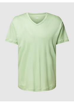 T-shirt z dekoltem w serek model ‘REMIX SLEEP’ ze sklepu Peek&Cloppenburg  w kategorii T-shirty męskie - zdjęcie 158606449