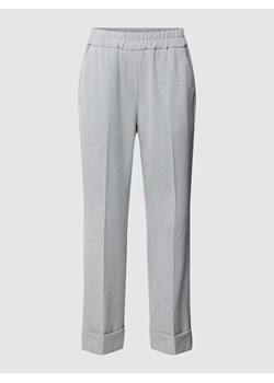 Spodnie z zakładkami w pasie z dodatkiem streczu model ‘Maikito’ ze sklepu Peek&Cloppenburg  w kategorii Spodnie damskie - zdjęcie 158607659