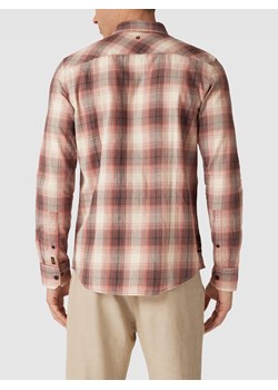 Koszula casualowa z detalem z logo model ‘Twill Check’ ze sklepu Peek&Cloppenburg  w kategorii Koszule męskie - zdjęcie 158612247
