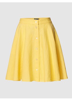 Spódnica mini z lnu ze sklepu Peek&Cloppenburg  w kategorii Spódnice - zdjęcie 158617175