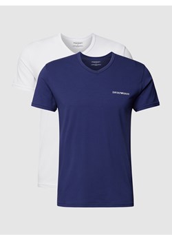 T-shirt z nadrukiem z logo w zestawie 2 szt. ze sklepu Peek&Cloppenburg  w kategorii T-shirty męskie - zdjęcie 158631309
