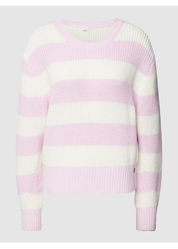 Sweter z dzianiny w paski ze sklepu Peek&Cloppenburg  w kategorii Swetry damskie - zdjęcie 158632318