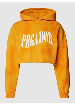 Bluza krótka z kapturem i efektem batiku ze sklepu Peek&Cloppenburg  w kategorii Bluzy damskie - zdjęcie 158632369