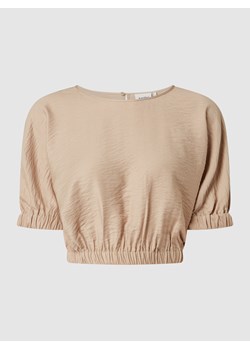 Bluzka krótka z mieszanki wiskozy model ‘Ivy’ ze sklepu Peek&Cloppenburg  w kategorii Bluzki damskie - zdjęcie 158633527