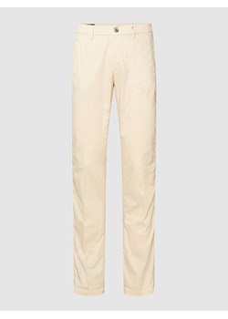 Spodnie materiałowe z lamowanymi kieszeniami model ‘Torino’ ze sklepu Peek&Cloppenburg  w kategorii Spodnie męskie - zdjęcie 158640285
