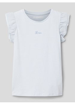 T-shirt z rękawami obszytymi wolantem ze sklepu Peek&Cloppenburg  w kategorii Bluzki dziewczęce - zdjęcie 158647695