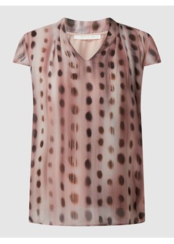 Bluzka z przodem w kontrastowym kolorze ze sklepu Peek&Cloppenburg  w kategorii Bluzki damskie - zdjęcie 158653405