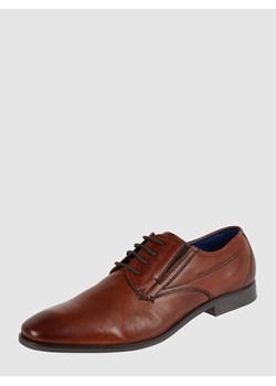 Buty sznurowane ze skóry model ‘Savio Evo’ ze sklepu Peek&Cloppenburg  w kategorii Półbuty męskie - zdjęcie 158653825
