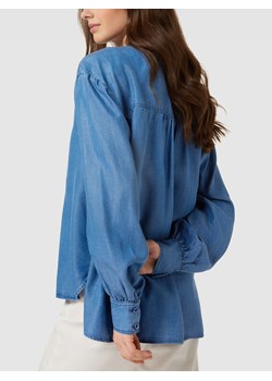 Bluzka jeansowa ze stójką model ‘STYLE.VIV’ ze sklepu Peek&Cloppenburg  w kategorii Koszule damskie - zdjęcie 158663807