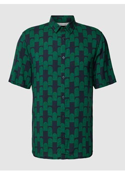 Koszula casualowa z czystej wiskozy w stylu retro ze sklepu Peek&Cloppenburg  w kategorii Koszule męskie - zdjęcie 158670777