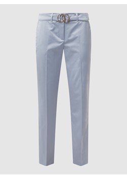 Spodnie materiałowe o prostym kroju z dodatkiem streczu ze sklepu Peek&Cloppenburg  w kategorii Spodnie damskie - zdjęcie 158672156