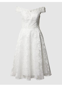 Suknia ślubna z kwiatowymi haftami ze sklepu Peek&Cloppenburg  w kategorii Sukienki - zdjęcie 158674377