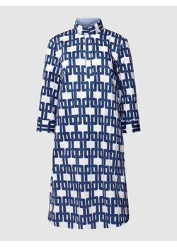Sukienka koszulowa z bawełny z nadrukiem na całej powierzchni ze sklepu Peek&Cloppenburg  w kategorii Sukienki - zdjęcie 158677169