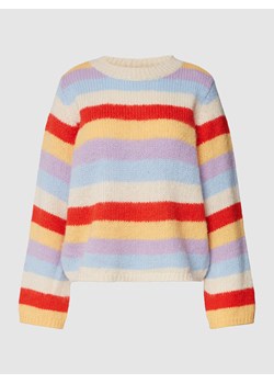 Sweter z dzianiny w paski ze sklepu Peek&Cloppenburg  w kategorii Swetry damskie - zdjęcie 158689135
