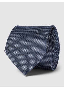 Krawat z jedwabiu (7 cm) model ‘FAKE SOLID TEXTURE’ ze sklepu Peek&Cloppenburg  w kategorii Krawaty - zdjęcie 158700326
