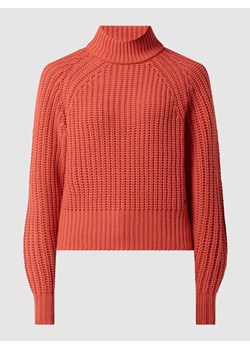 Sweter z wywijanym kołnierzem z dodatkiem wełny ze sklepu Peek&Cloppenburg  w kategorii Swetry damskie - zdjęcie 158706479