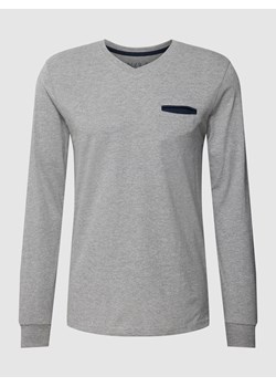 Bluzka z długim rękawem z wzorem w paski ze sklepu Peek&Cloppenburg  w kategorii T-shirty męskie - zdjęcie 158713286