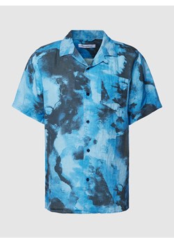 Koszula casualowa z lnu ze wzorem na całej powierzchni ze sklepu Peek&Cloppenburg  w kategorii Koszule męskie - zdjęcie 158715409
