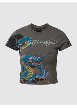 T-shirt z nadrukiem z motywem model ‘VIBRANT DRAGON BABY’ ze sklepu Peek&Cloppenburg  w kategorii Bluzki damskie - zdjęcie 158717845